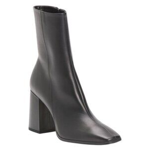 MARCELLA NYC Leather Joplin Block Heel Boots